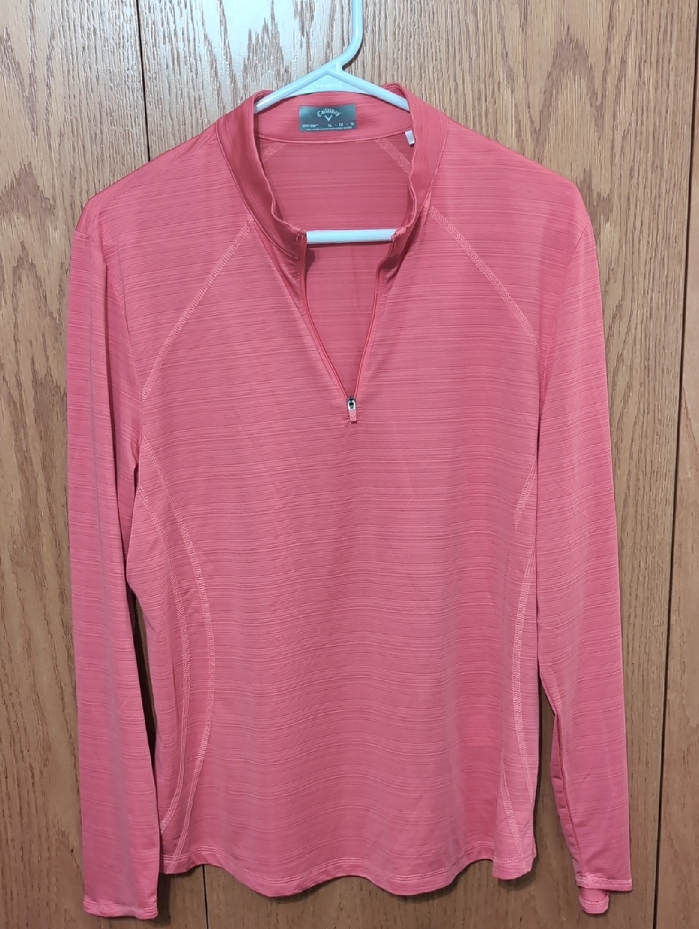 Callaway Coral Performance Quarter-Zip Top